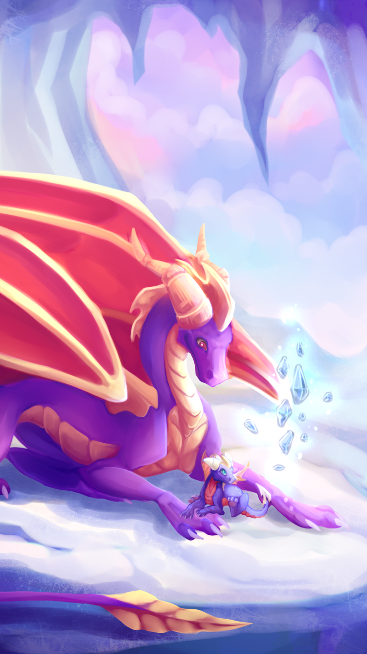 Let me teach you magic (Spyro and his daughter) by Lord-StarryFace