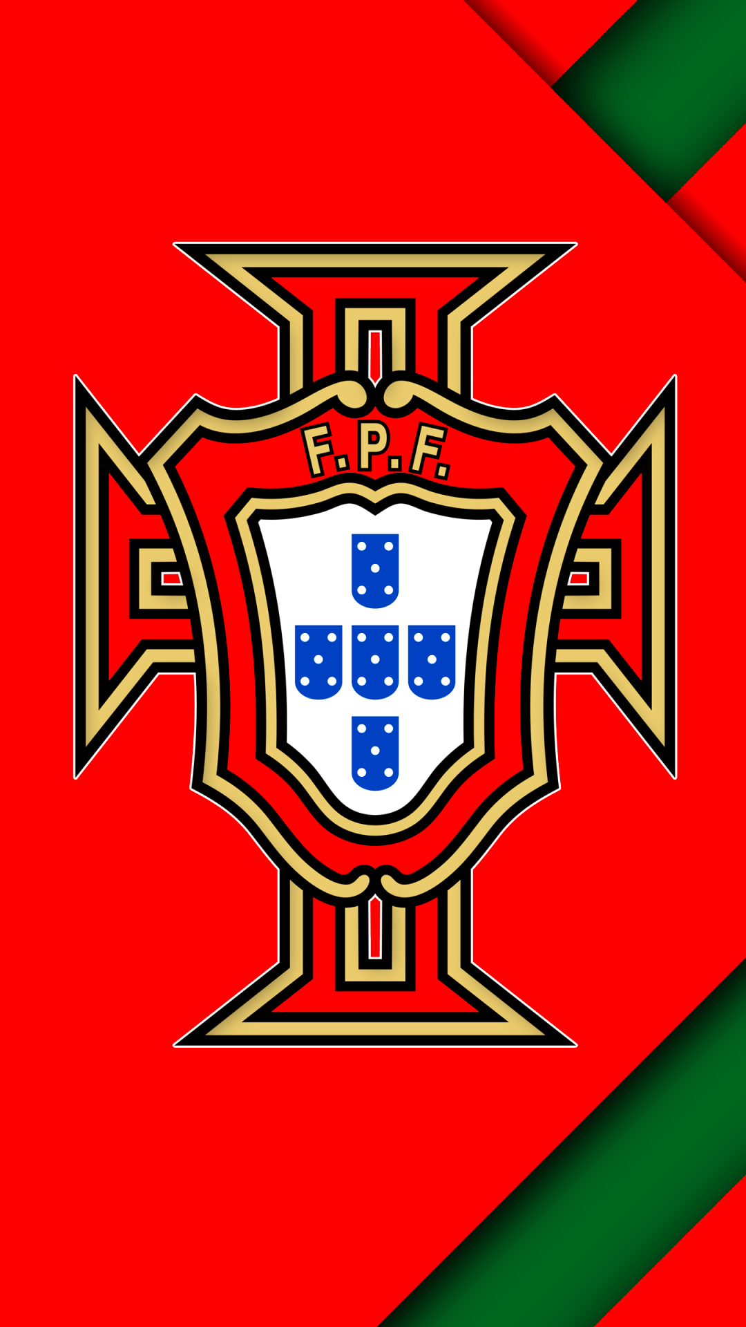FPF Seleccao Portugal Football Team White Vertical Logo Flag Background HD  25338361 Stock Video at Vecteezy
