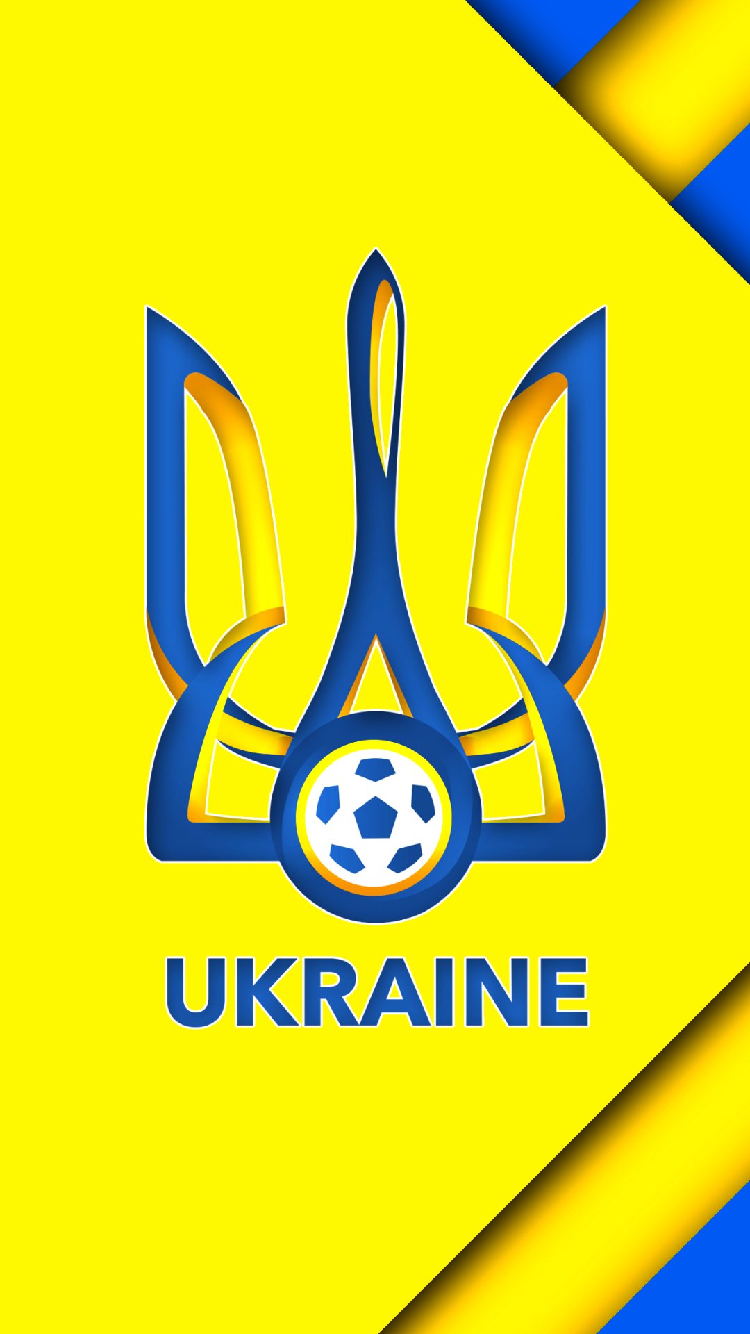 Download Emblem Logo Soccer Ukraine Ukraine National Football Team Sports  Phone Wallpaper - Mobile Abyss