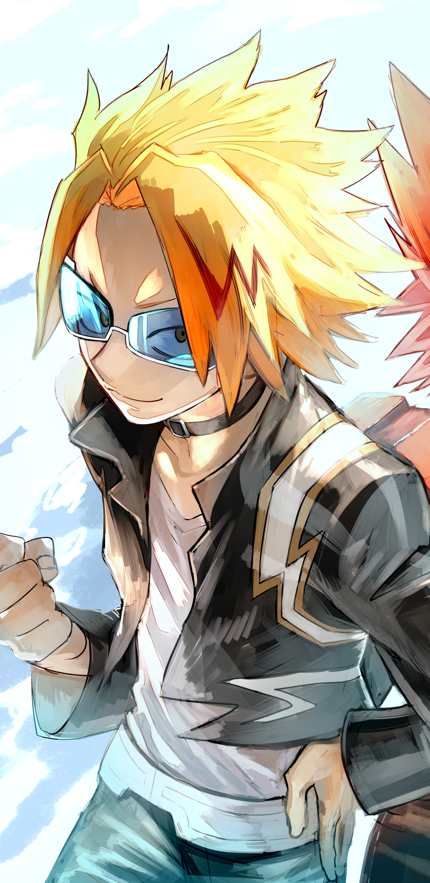 Download Denki Kaminari Anime My Hero Academia Phone Wallpaper