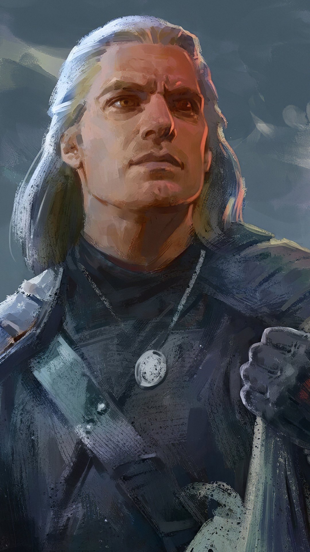 Download Geralt Of Rivia Henry Cavill TV Show The Witcher Phone Wallpaper