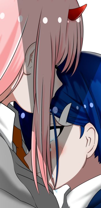 Ichigo (Darling in the FranXX) Zero Two (Darling in the FranXX) Anime Darling in the FranXX Phone Wallpaper