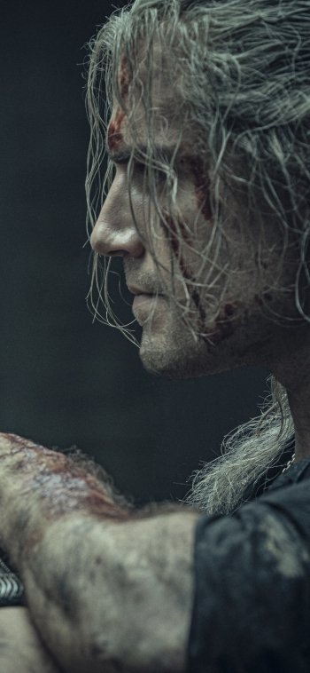 Geralt of Rivia Henry Cavill TV Show The Witcher Phone Wallpaper