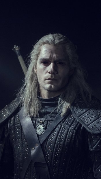 Geralt of Rivia Henry Cavill TV Show The Witcher Phone Wallpaper
