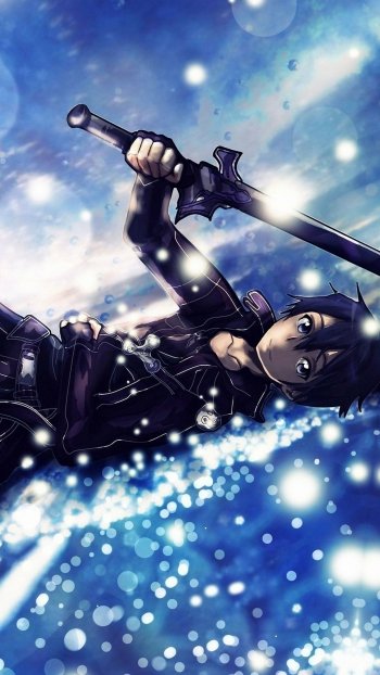 Kirito (Sword Art Online) Anime Sword Art Online Phone Wallpaper