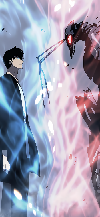 Sung Jin-Woo Anime Solo Leveling Phone Wallpaper