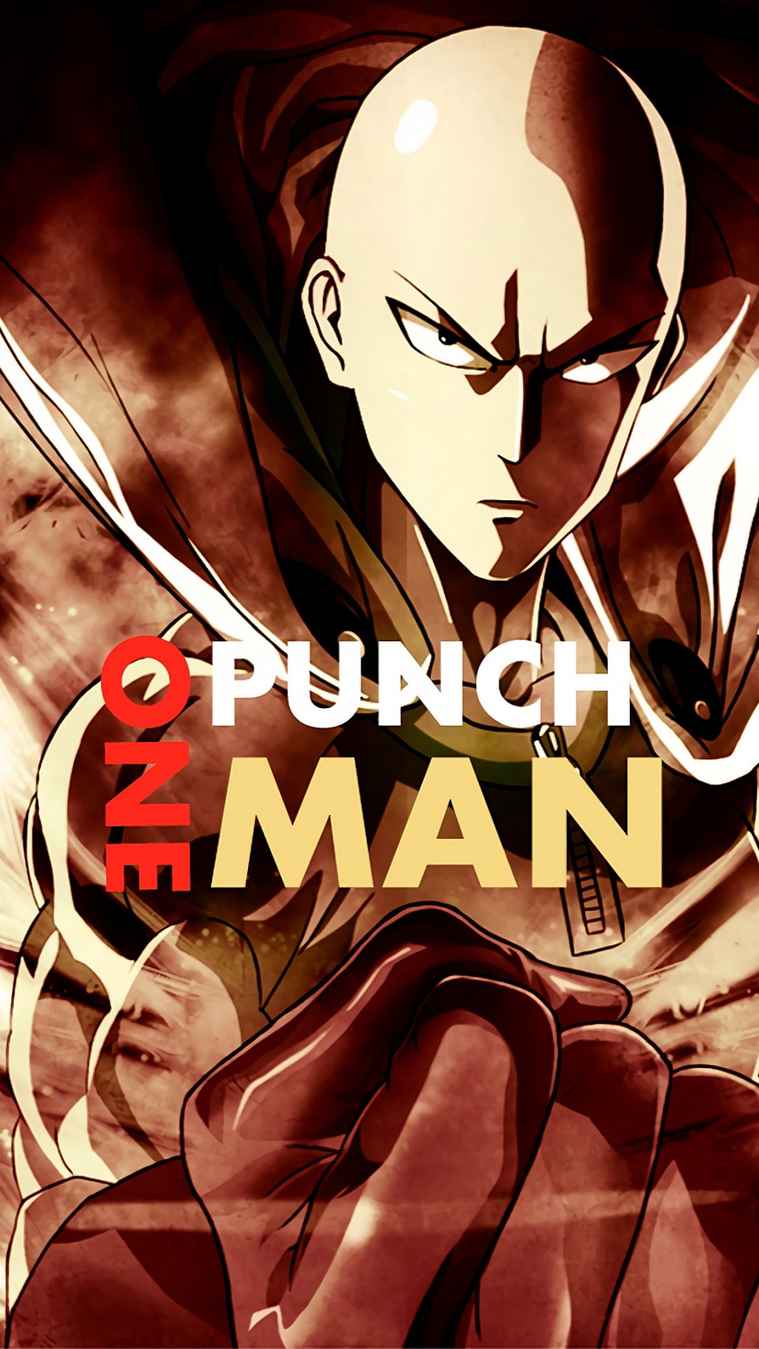 Saitama (One-Punch Man) Phone Wallpapers
