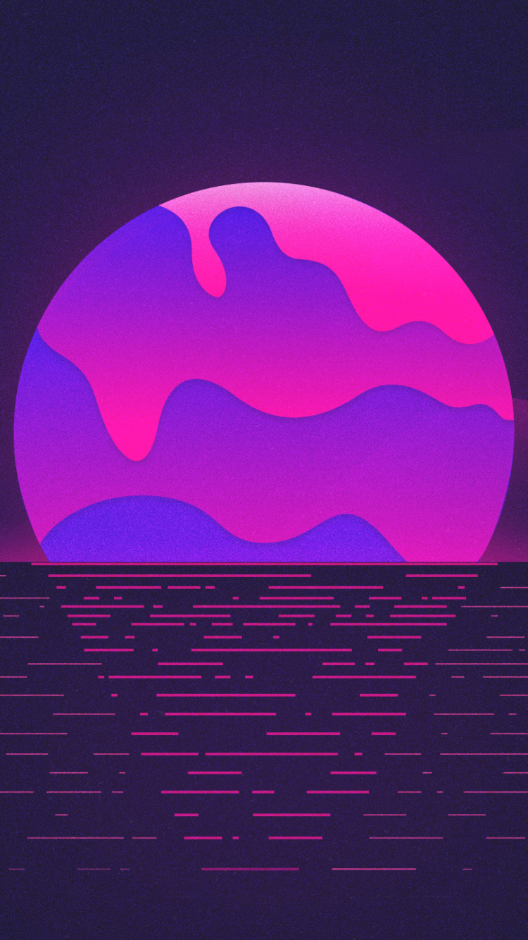 HD wallpaper: retrowave, purple, vaporwave, typography, Initial D