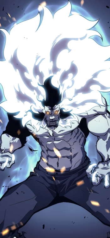 Baek Yoon-Ho Anime Solo Leveling Phone Wallpaper