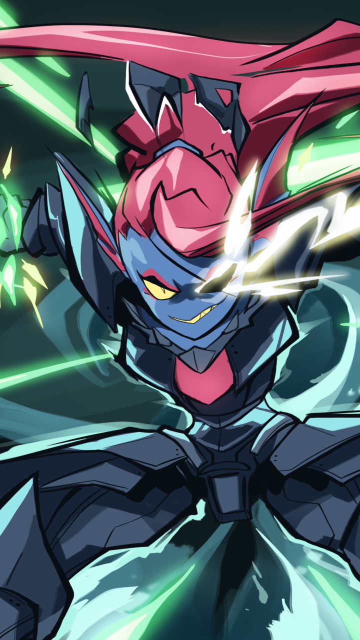 Download Undyne (Undertale) Video Game Undertale Phone Wallpaper
