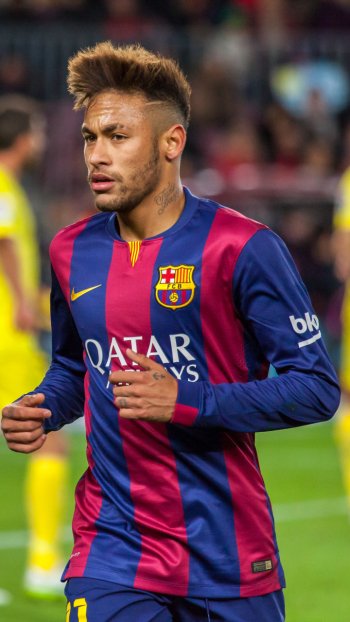 Brazilian soccer Neymar Sports Phone Wallpaper