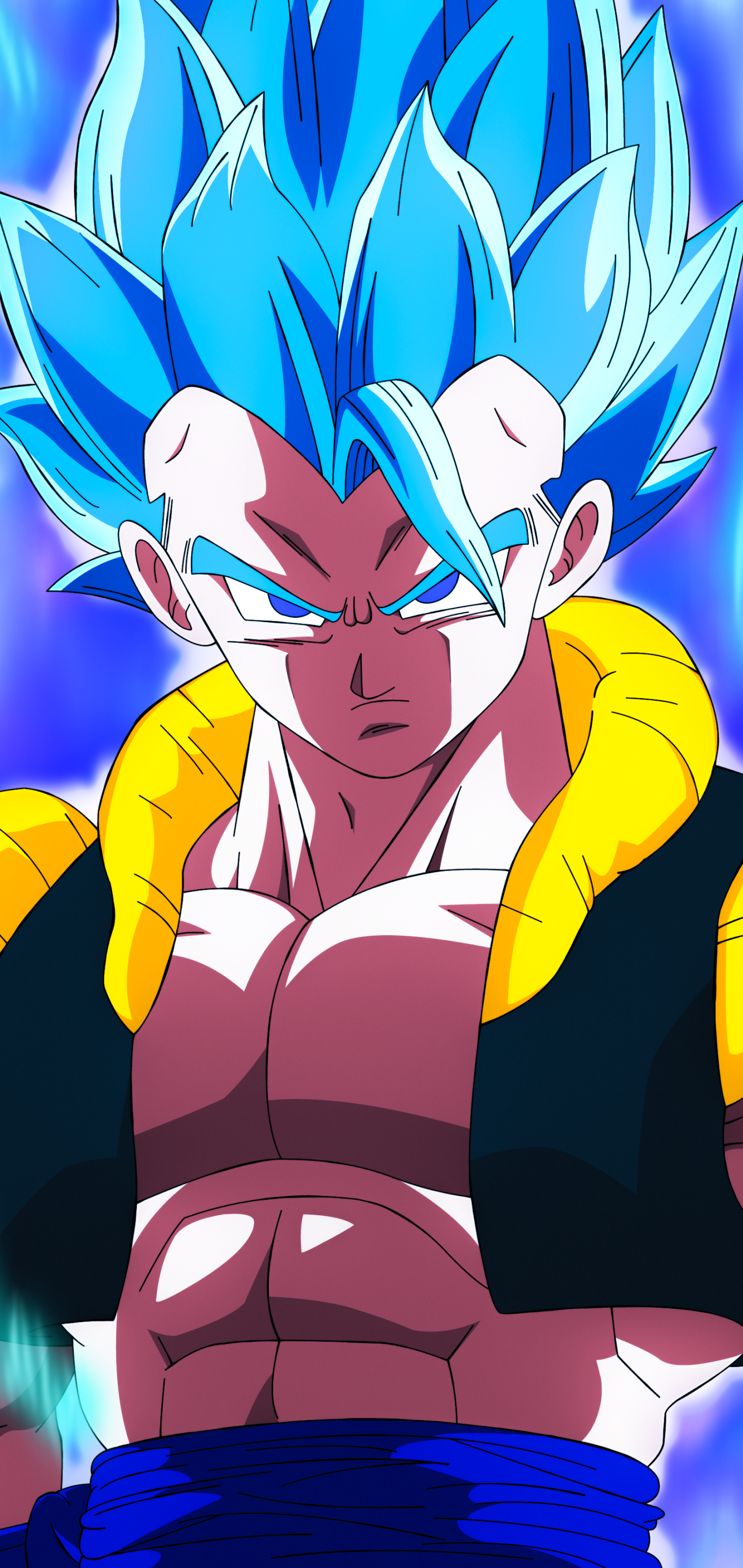 Anime Dragon Ball Super: Broly, Gogeta (Dragon Ball), Super Saiyan Blue,  1440x3040 Phone HD Wallpaper