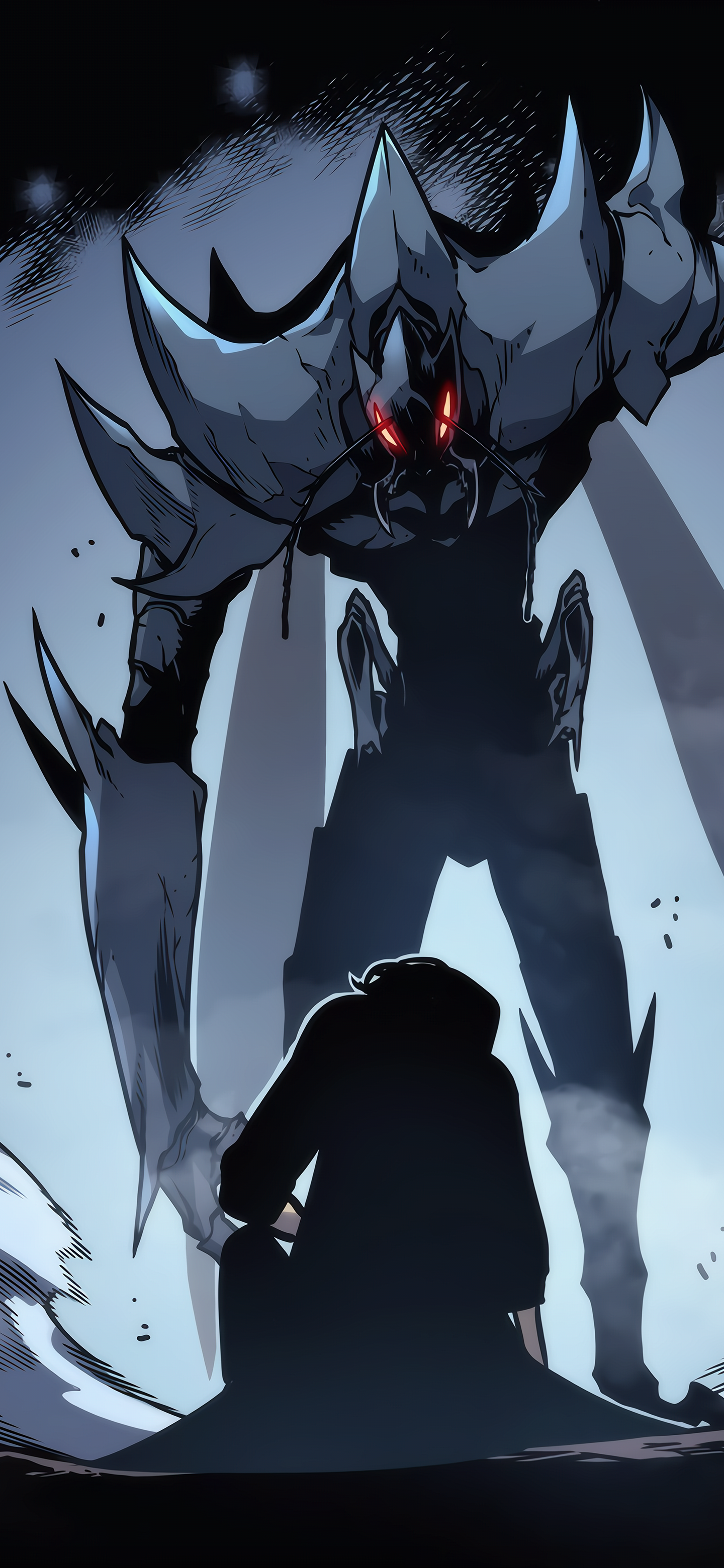 Download Sung Jin-Woo Anime Solo Leveling Phone Wallpaper