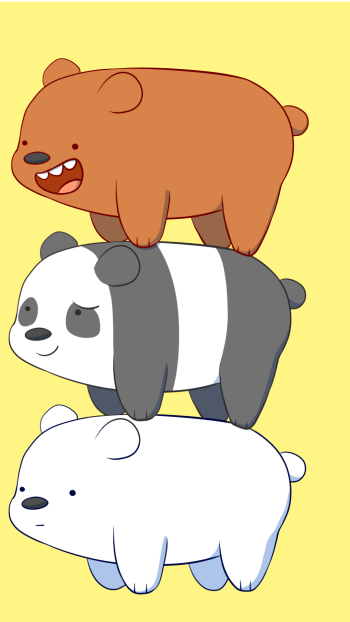 TV Show We Bare Bears Phone Wallpaper