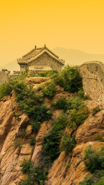 China man made Great Wall of China Phone Wallpaper