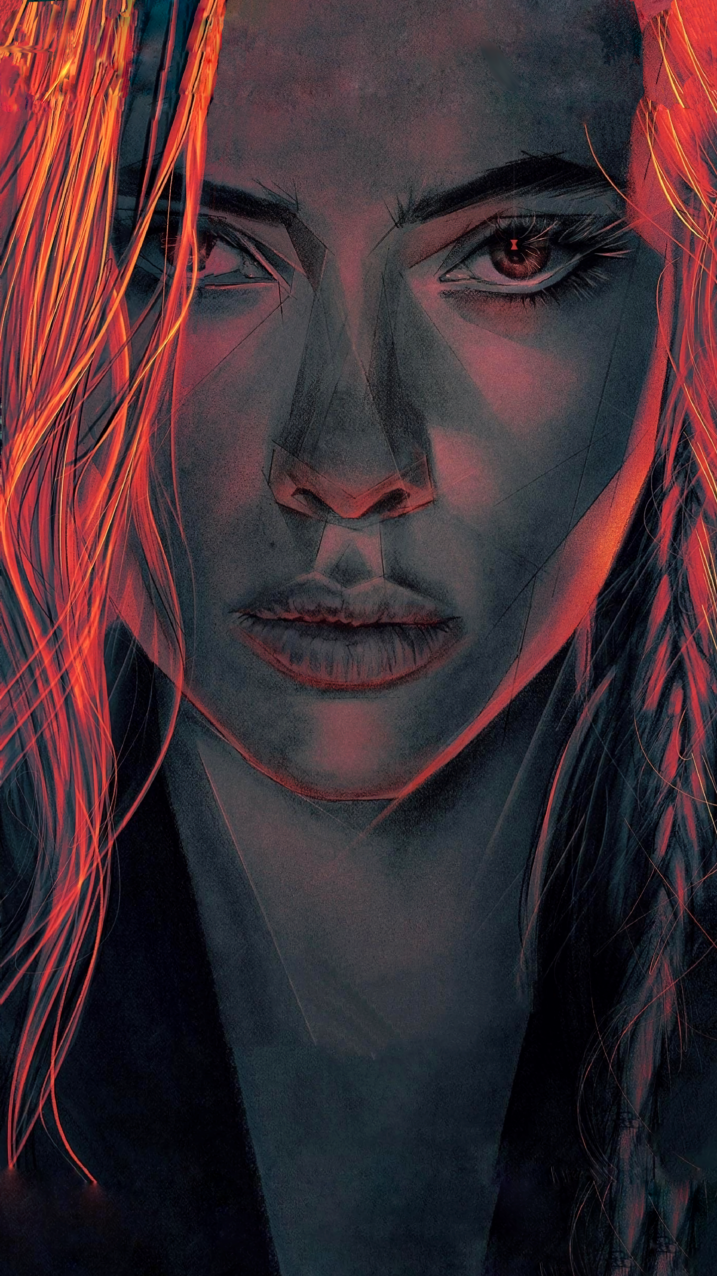 Download Natasha Romanoff Movie Black Widow Phone Wallpaper