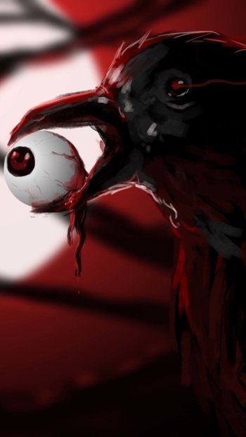  Raven with Eyeball