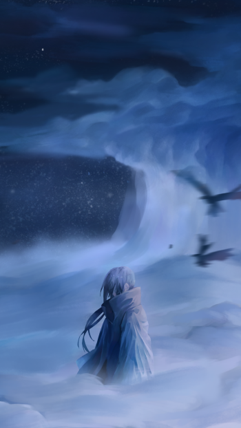 cloud Itachi Uchiha night Anime Naruto anime night Phone Wallpaper
