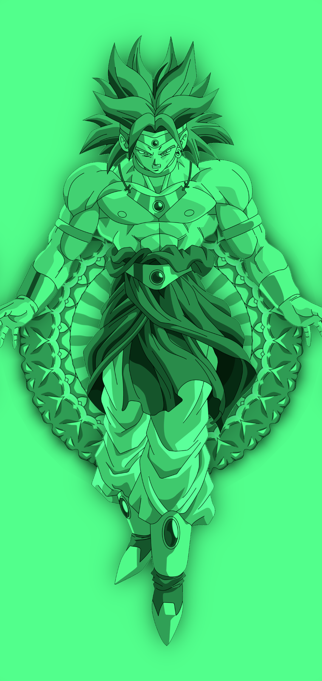 Download Super Saiyan Broly (Dragon Ball) Anime Dragon Ball Super: Broly Phone Wallpaper