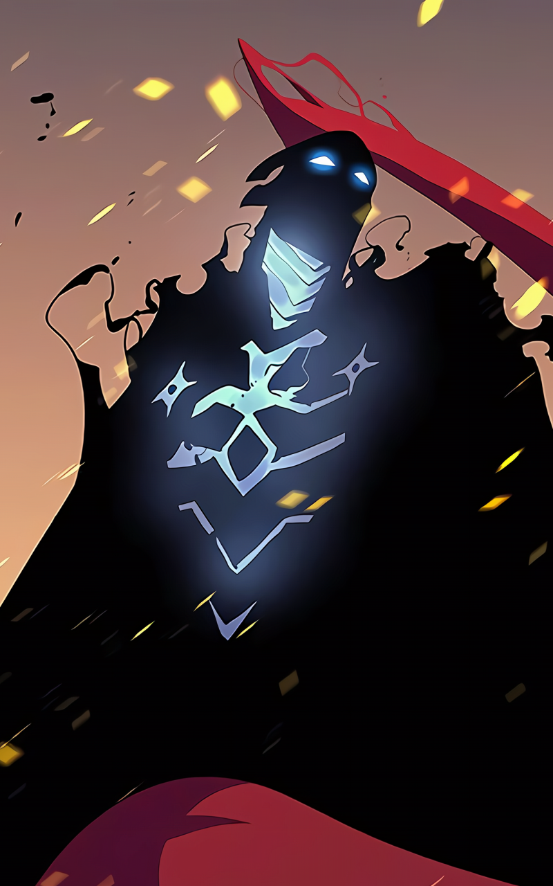 Download Iron (Solo Leveling) Igris (Solo Leveling) Sung Jin-Woo Anime Solo Leveling Phone Wallpaper