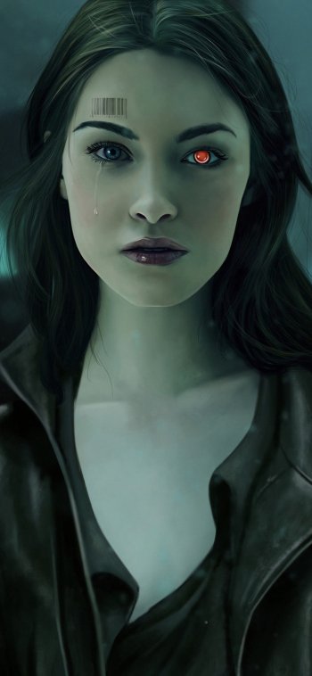 Sci Fi cyborg Phone Wallpaper