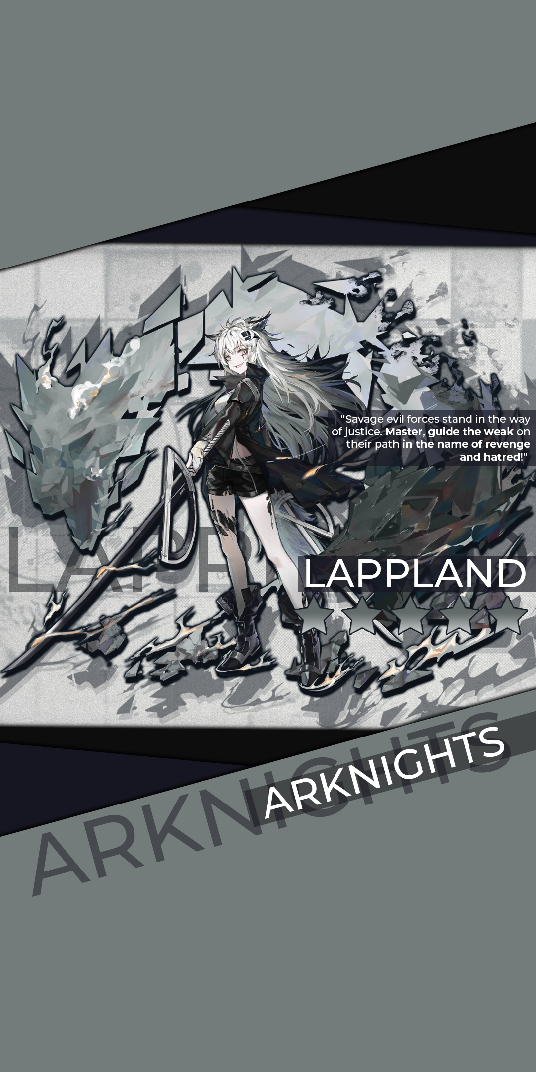 Lappland Mobile Wallpaper by Specter