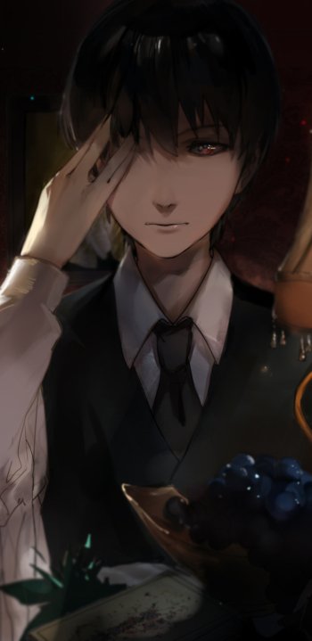 Ken Kaneki Anime Tokyo Ghoul Phone Wallpaper
