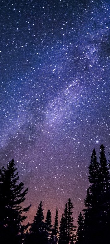 star starry sky sky night Sci Fi Milky Way Phone Wallpaper