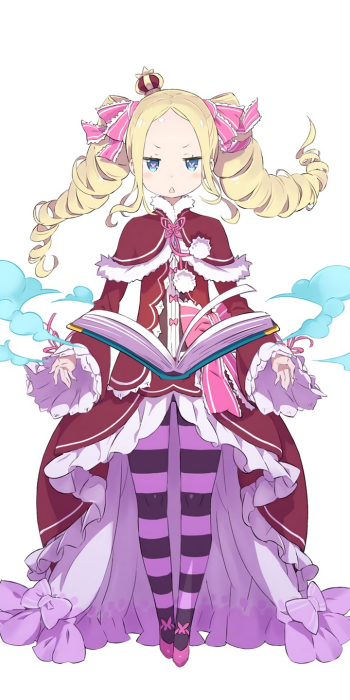 Beatrice (Re:ZERO) Anime Re:Zero - Starting Life in Another World Phone Wallpaper