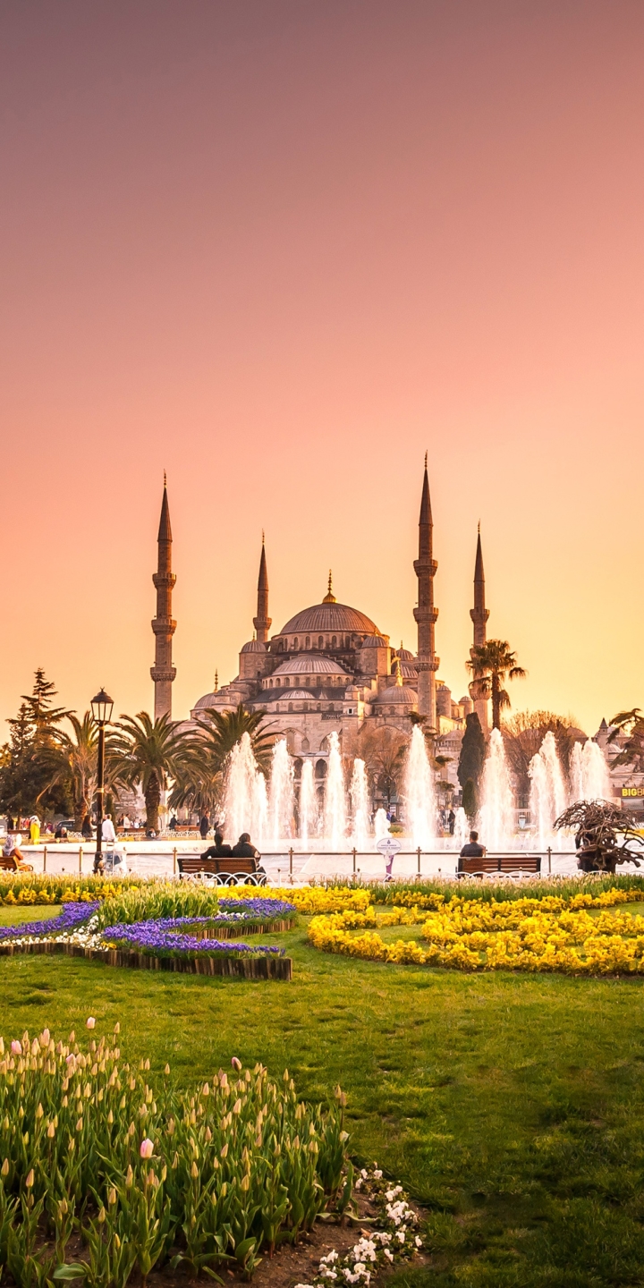 Sultan Ahmed Mosque Phone Wallpaper