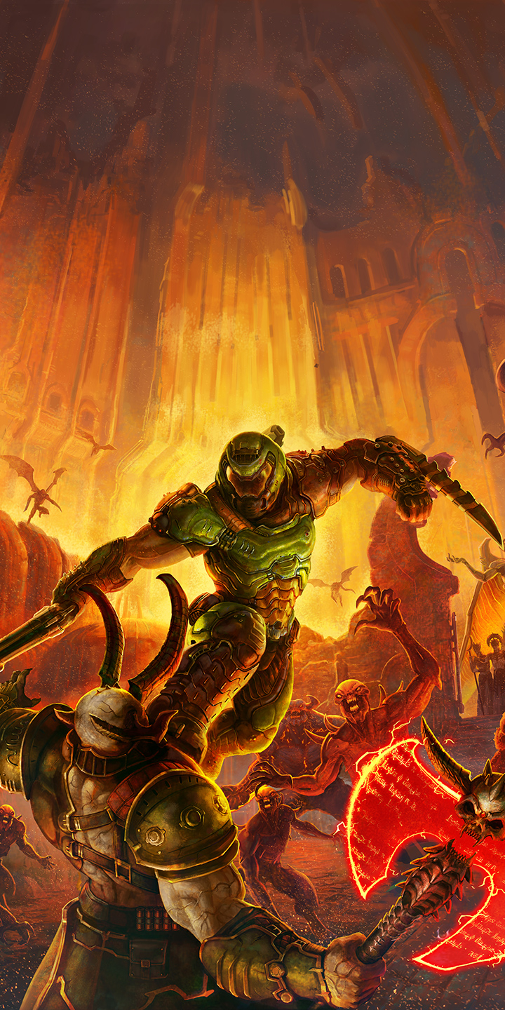 Download Video Game DOOM Eternal Phone Wallpaper - Mobile Abyss