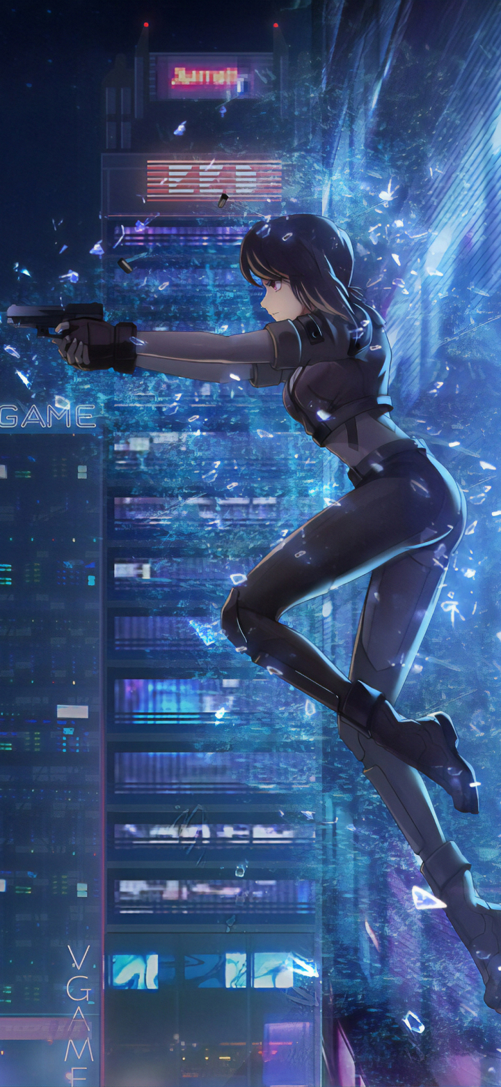 Ghost In The Shell Phone Wallpaper by Jesson .W