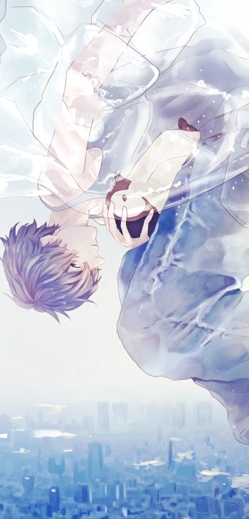 penguin Anime Original Phone Wallpaper