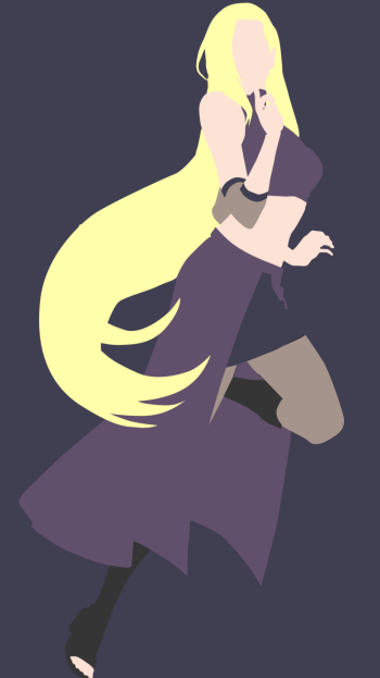 minimalist Ino Yamanaka Anime Naruto minimalist anime Phone Wallpaper
