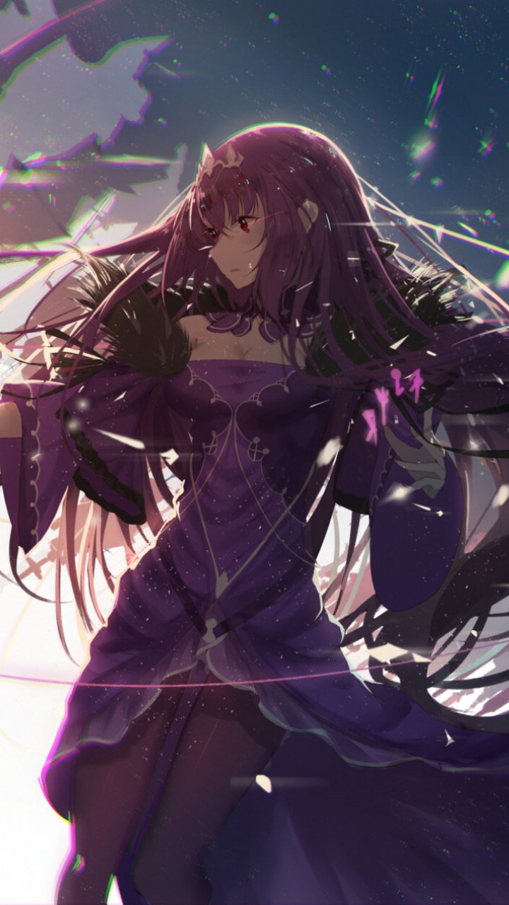 Download Caster (Fate/Grand Order) Scáthach-Skaði Scathach (Fate/Grand Order) Anime Fate/Grand Order Phone Wallpaper