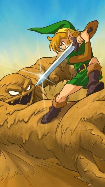 fight sand Link The Legend of Zelda video game The Legend of Zelda: A Link to the Past Phone Wallpaper