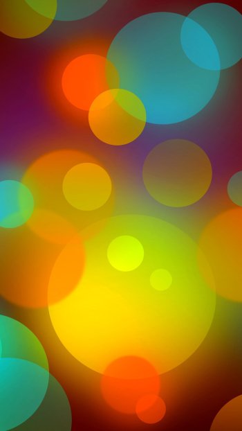 bokeh Abstract colors Phone Wallpaper