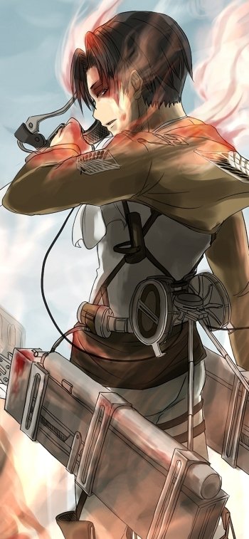 Levi Ackerman Anime Attack on Titan Phone Wallpaper