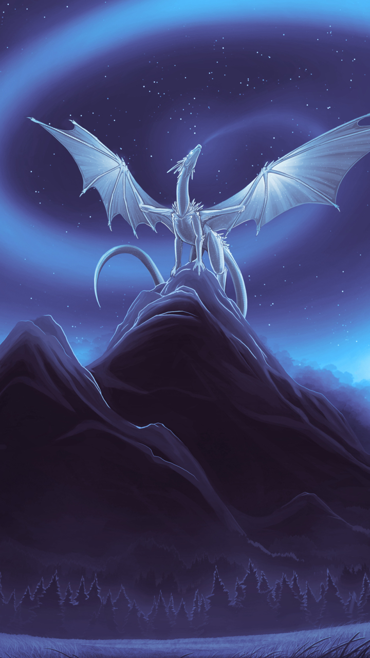 Fantasy Dragon Phone Wallpaper - Mobile Abyss