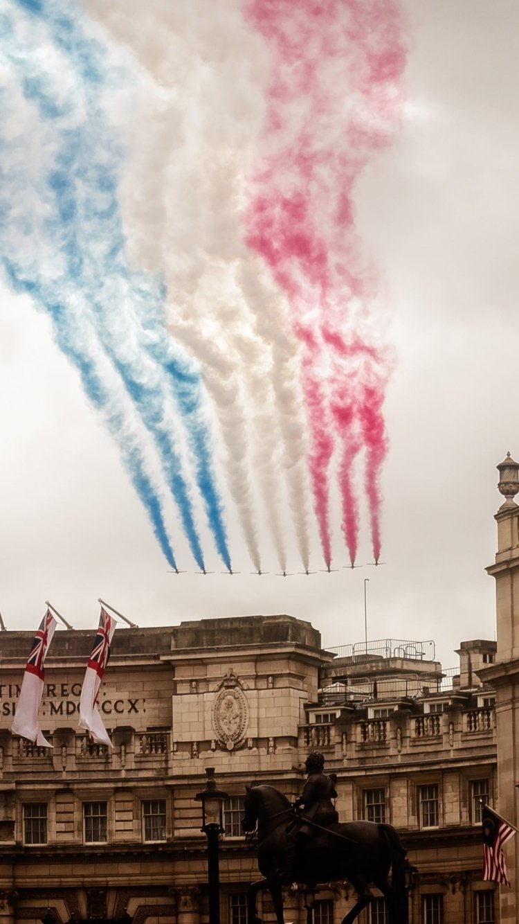 Download City Airplane Military Air Show Phone Wallpaper