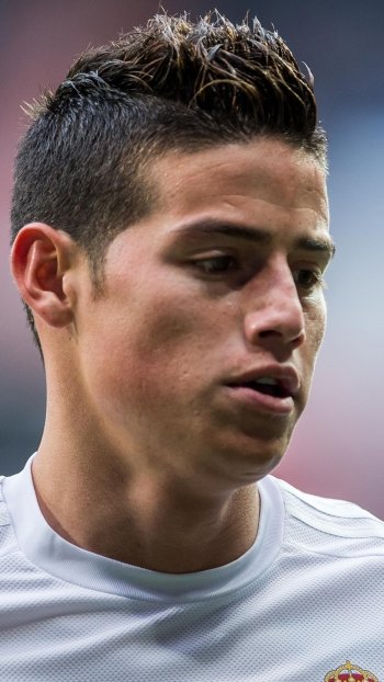 Real Madrid C.F. James Rodriguez Sports Phone Wallpaper