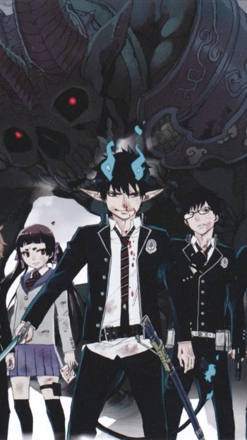 Anime Blue Exorcist Phone Wallpaper