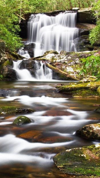 nature waterfall Phone Wallpaper