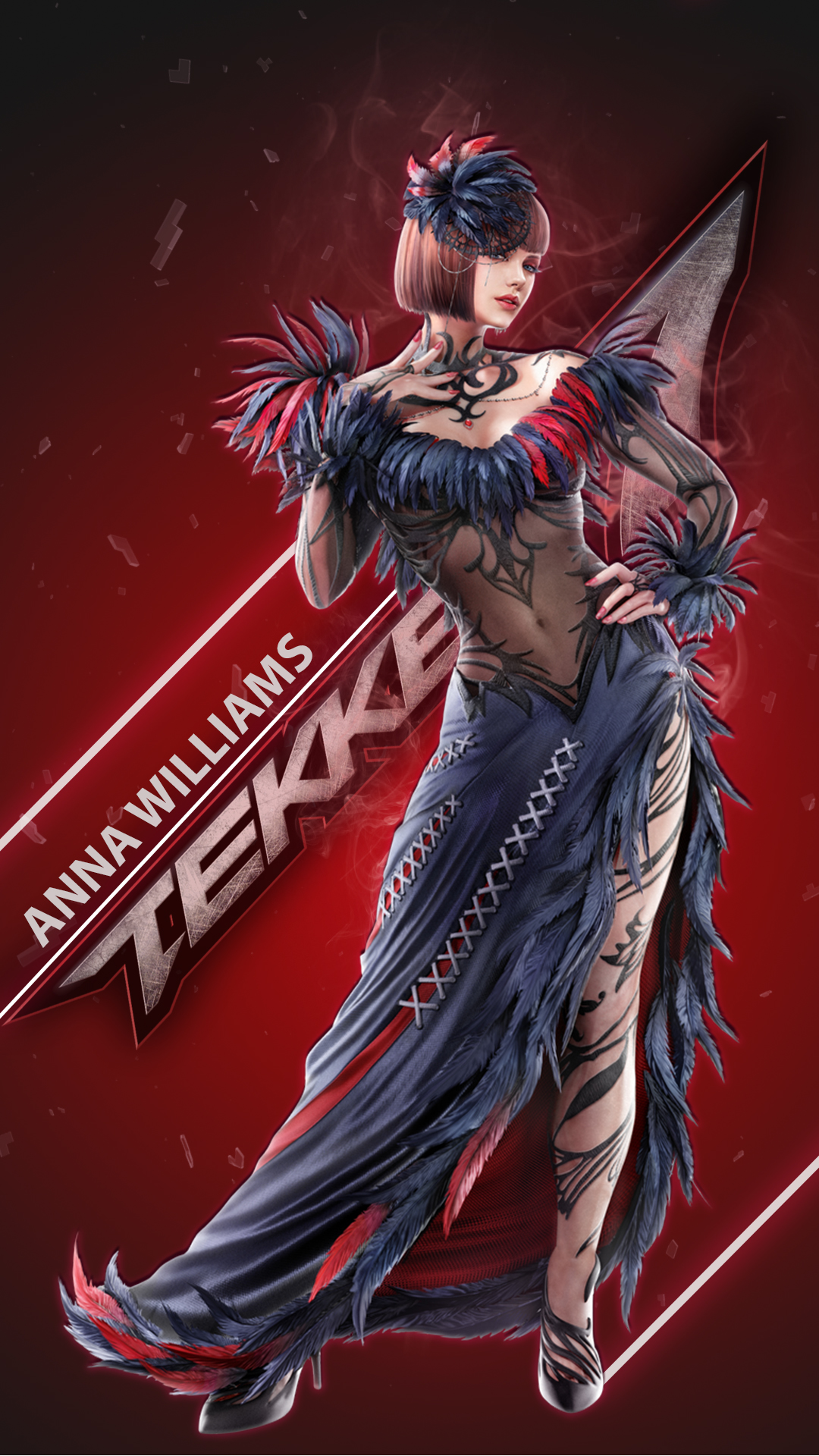 Tekken 7 Phone Wallpaper - Anna williams by CR1