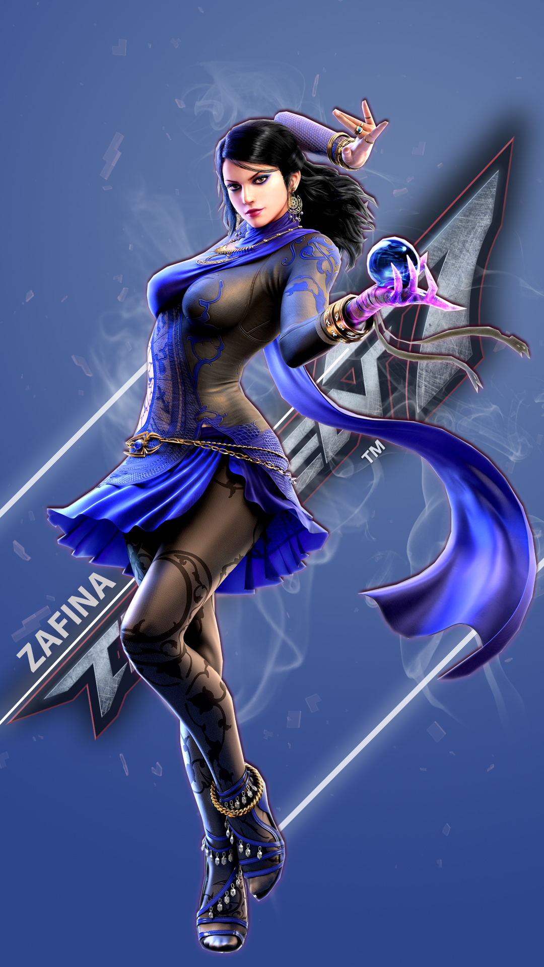 Tekken 7 Phone Wallpaper - Zafina by CR1