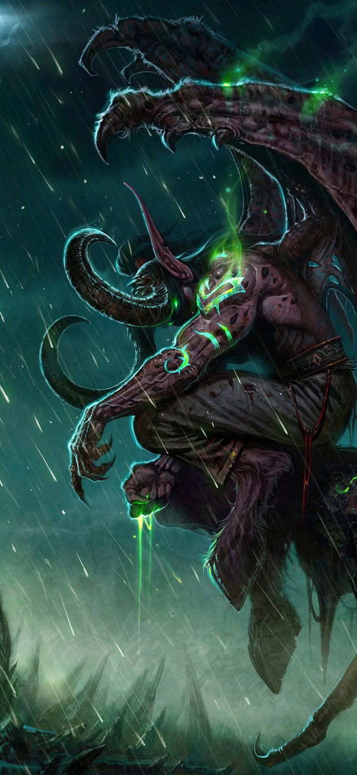 Download Illidan Stormrage Warcraft Video Game World Of Warcraft Phone Wallpaper