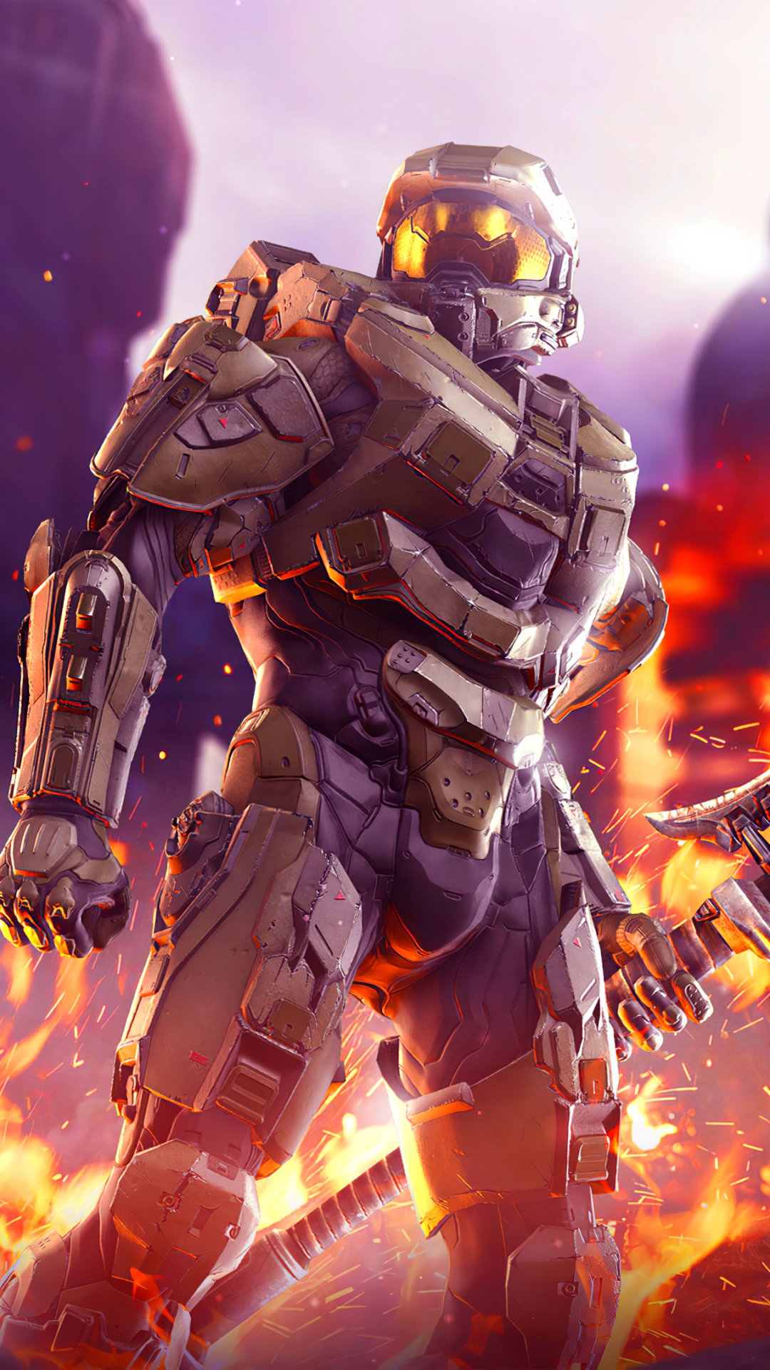 Download Warrior Video Game Halo Phone Wallpaper