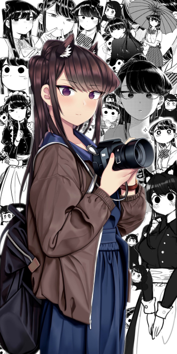 Anime Komi Can't Communicate Phone Wallpaper