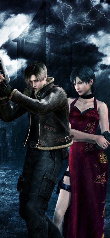 Leon S. Kennedy video game Resident Evil 4 Phone Wallpaper