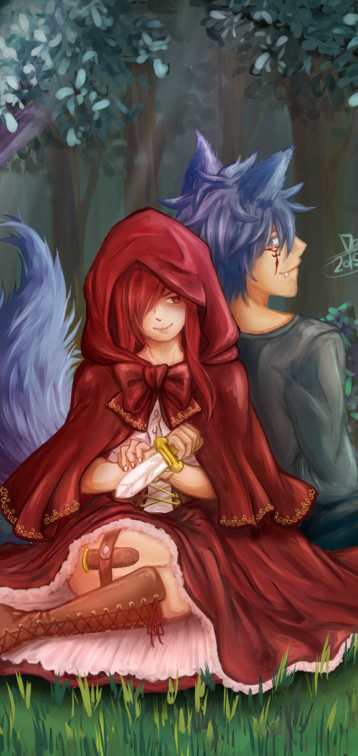 Download Jellal Fernandes Erza Scarlet Anime Fairy Tail Phone Wallpaper